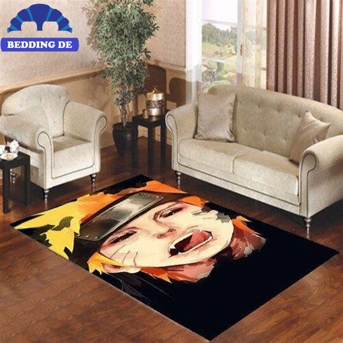 Dark Naruto Teppich Wohnzimmer Küchenteppich Teppichboden, Perfekt für dein Gaming Zimmer