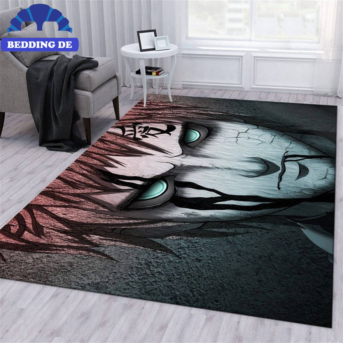 Gaara Kazekage Naruto Anime - Teppich Wohnzimmer Küchenteppich Teppichboden, Legendäres Hokage Design