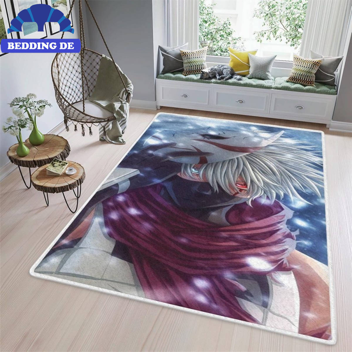 Hatake Kakashi Anime Naruto Japan Fan Gift 4 Hatake Kakashi Anime Naruto Japan - Teppich Wohnzimmer Küchenteppich Teppichboden, Für Sammler und Anime Liebhaber