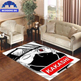 Kakashi Hatake Face Naruto Shippuden Teppich Wohnzimmer Küchenteppich Teppichboden, Für echte Konoha Fans