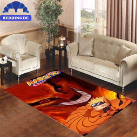 Kyuubi Naruto Chibi Teppich Wohnzimmer Küchenteppich Teppichboden, Original Naruto Shippuden Vibe