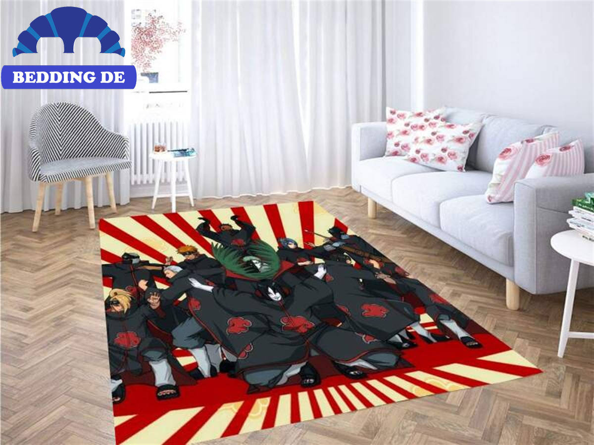 Naruto Akatsuki Wallpaper Teppich Wohnzimmer Küchenteppich Teppichboden, Original Naruto Shippuden Vibe