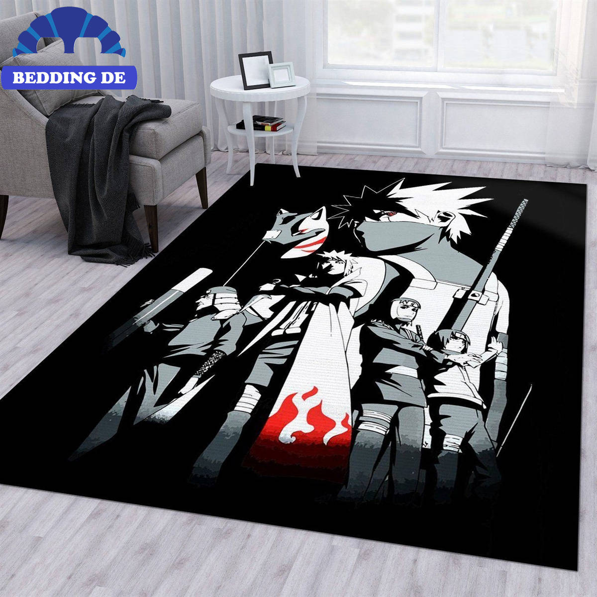 Naruto Anbu Teppich Wohnzimmer Küchenteppich Teppichboden, Ninja Style für deinen Boden