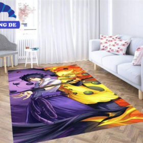 Naruto And Sasuke Sage Mode Teppich Wohnzimmer Küchenteppich Teppichboden, Weich und Rutschfester Komfort