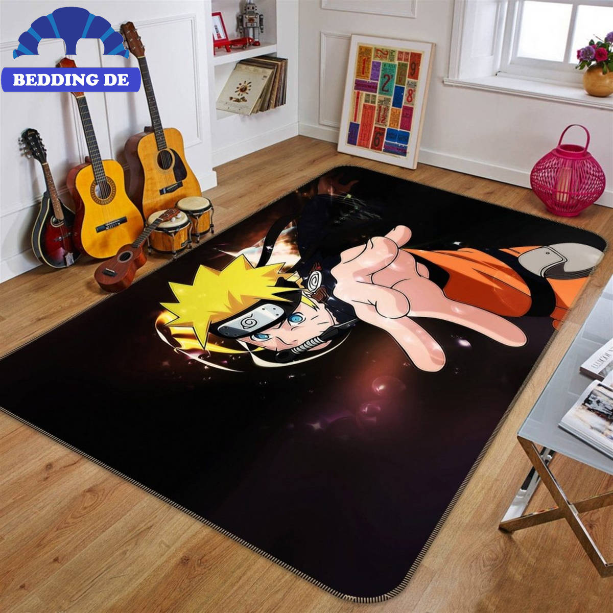 Naruto Anime 17 - Teppich Wohnzimmer Küchenteppich Teppichboden, Stilvoll und Pflegeleicht
