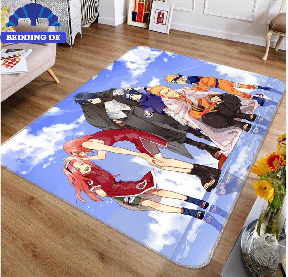 Naruto Anime 38 - Teppich Wohnzimmer Küchenteppich Teppichboden, Für echte Konoha Fans