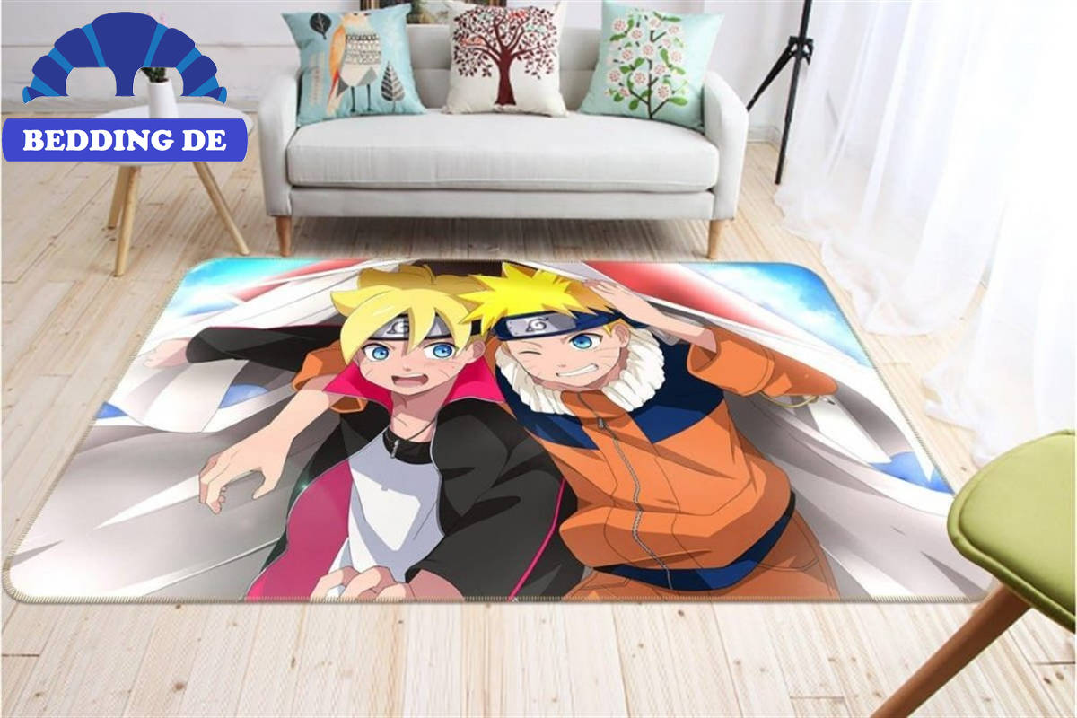 Naruto Anime 39 - Teppich Wohnzimmer Küchenteppich Teppichboden, Weich und Rutschfester Komfort