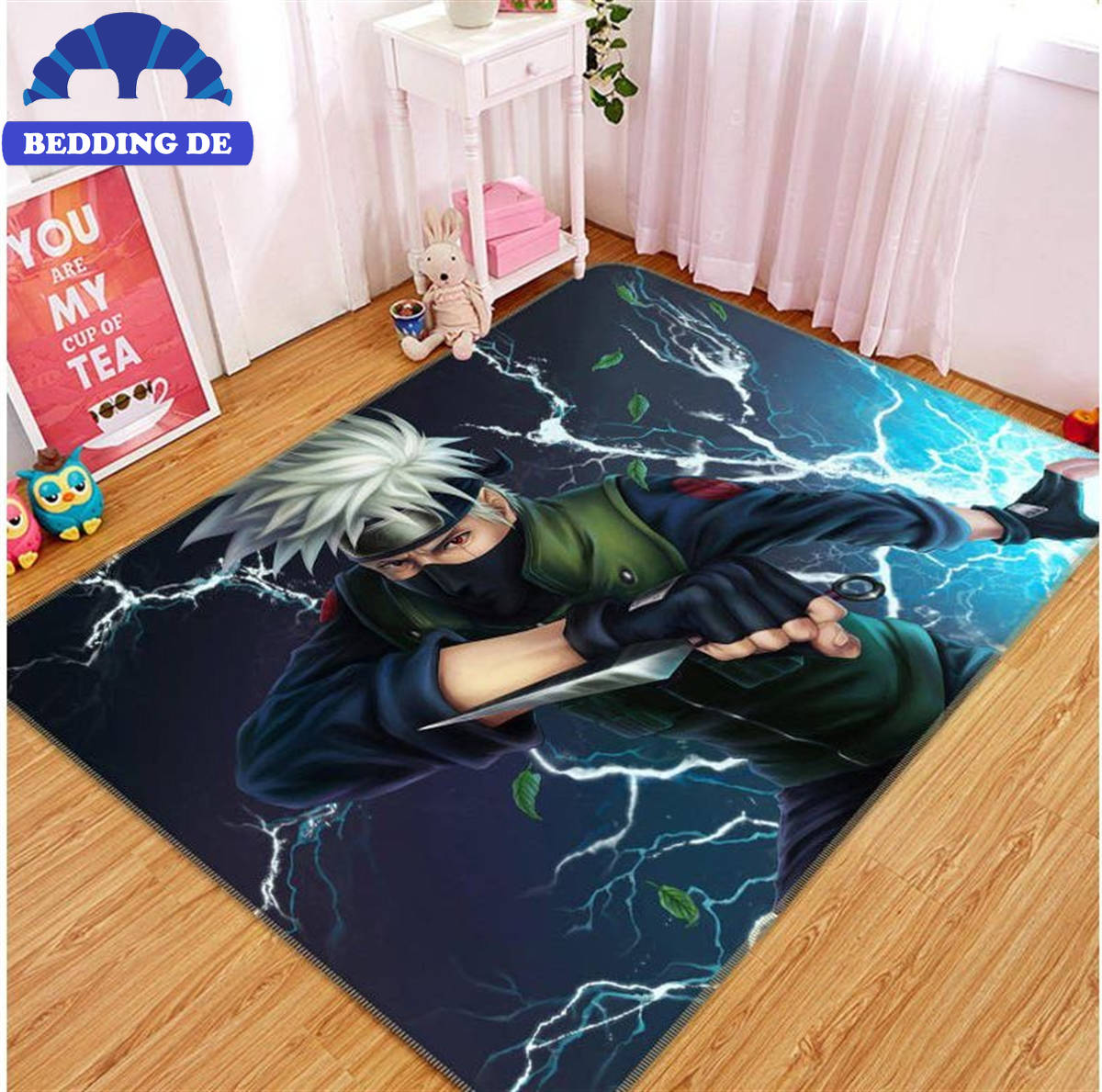 Naruto Anime 42 - Teppich Wohnzimmer Küchenteppich Teppichboden, Stilvoll und Pflegeleicht