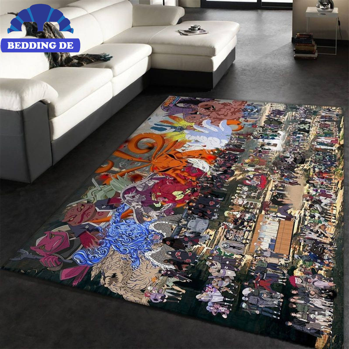 Naruto Anime 8 - Teppich Wohnzimmer Küchenteppich Teppichboden, Perfekt für dein Gaming Zimmer