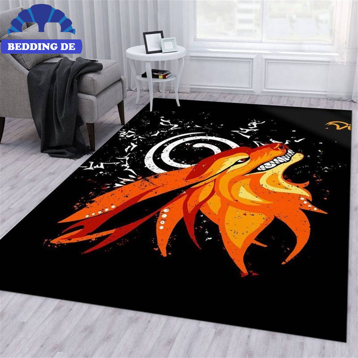 Naruto Anime - Teppich Wohnzimmer Küchenteppich Teppichboden, Stilvoll und Pflegeleicht