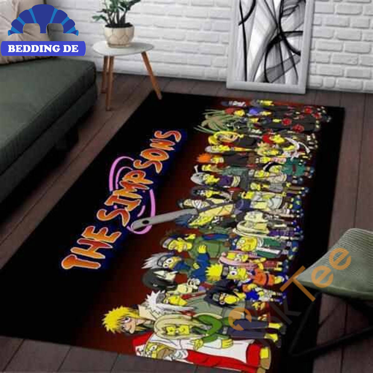 Naruto As The Simpsons Teppich, Für echte Konoha Fans