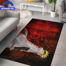 Naruto Hokage Battle Teppich Wohnzimmer Küchenteppich Teppichboden, Exklusives Akatsuki Design