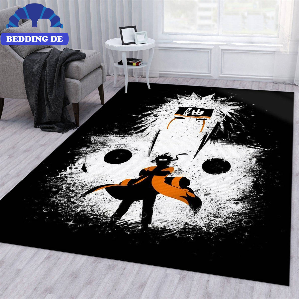 Naruto Jiraiya Teppich Wohnzimmer Küchenteppich Teppichboden, Für Sammler und Anime Liebhaber