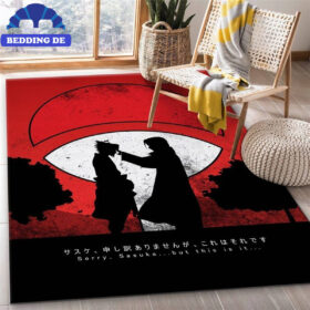 Naruto Shippuuden Sasuke And Itachi Uchiha Forehead Poke Anime - Teppich Wohnzimmer Küchenteppich Teppichboden, Perfekt für dein Gaming Zimmer
