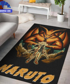 naruto together with kurama in battle teppich wohnzimmer kchenteppich teppichboden 1.jpg