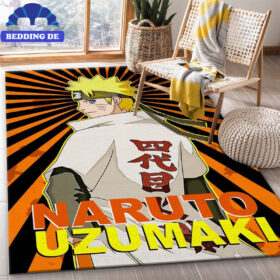 Naruto Uzumaki Anime Teppich Wohnzimmer Küchenteppich Teppichboden, Gemütlichkeit im Otaku Stil