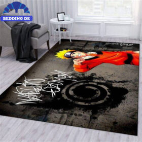 Naruto Ver10 Anime Teppich Wohnzimmer Küchenteppich Teppichboden, Weich und Rutschfester Komfort