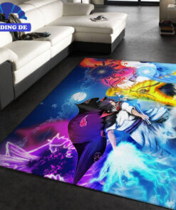 naruto vs sasuke teppich wohnzimmer kchenteppich teppichboden 1.jpg