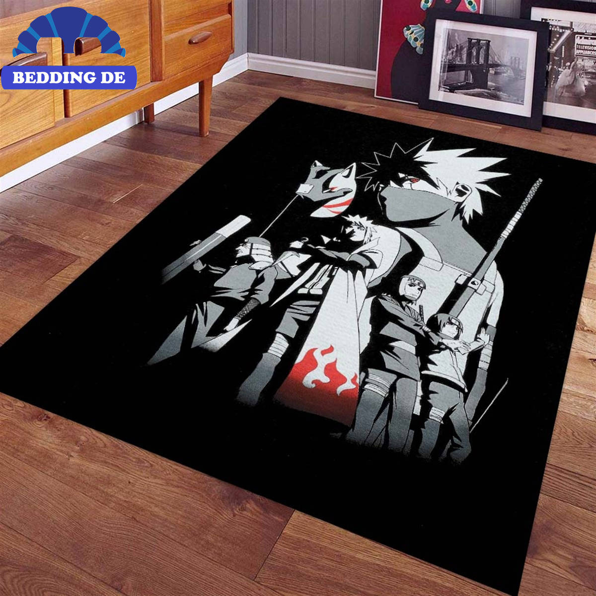 Teppich Anbu Naruto Beddingde01, Einzigartiges Anime Design