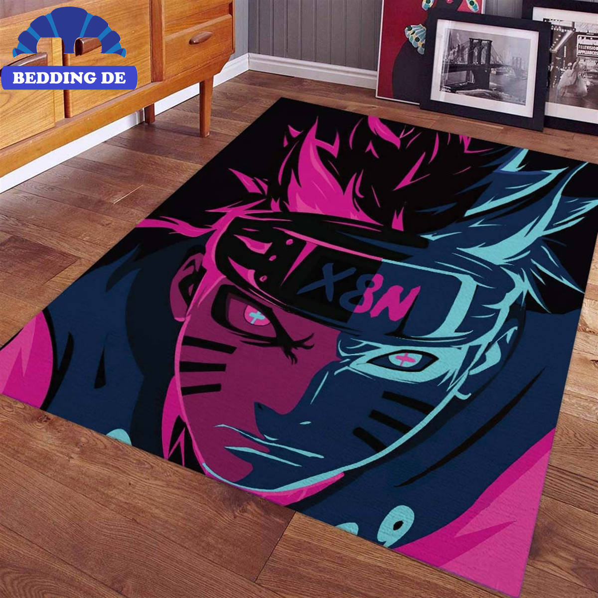 Teppich Charakter Naruto Uzumaki Beddingde03, Legendäres Hokage Design