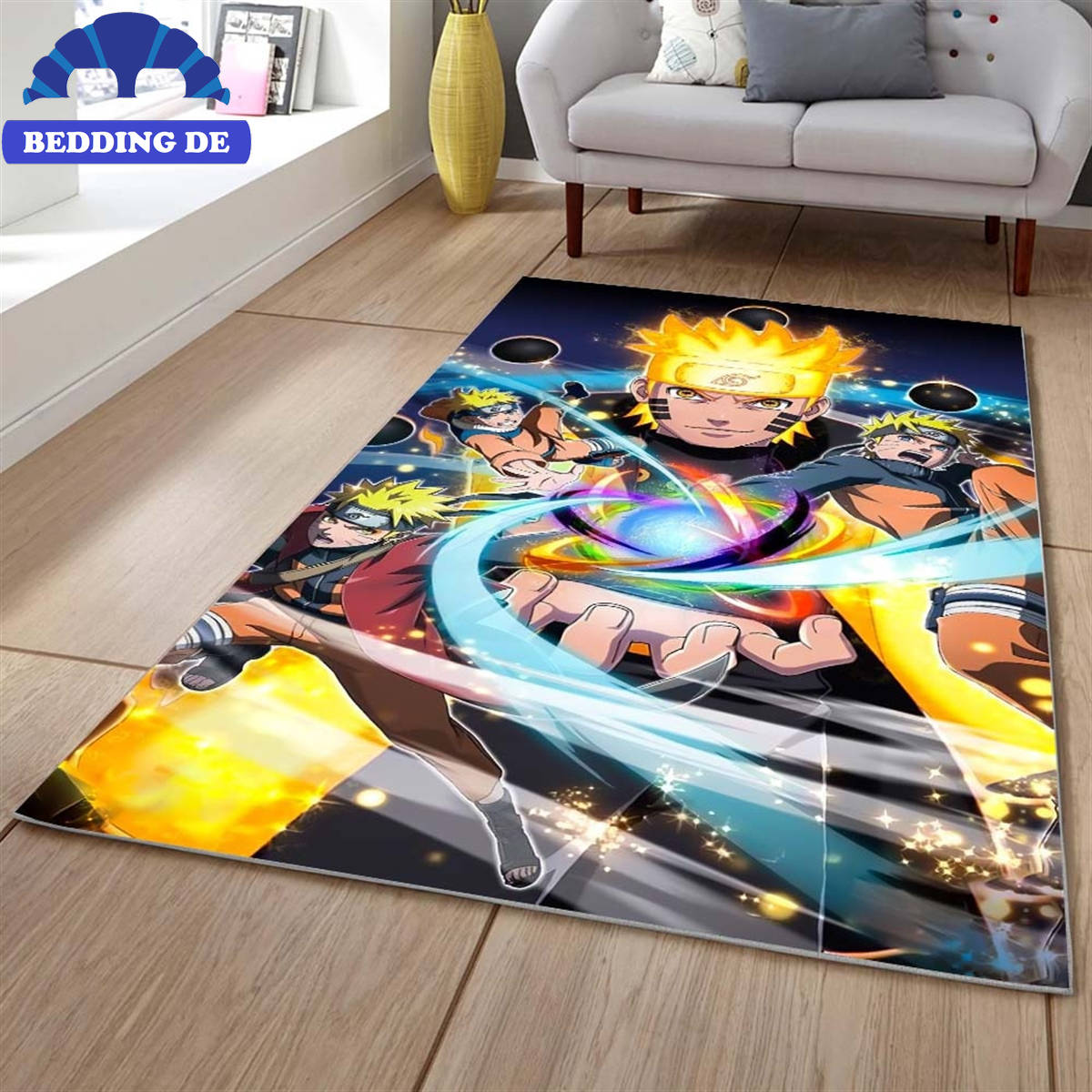 Teppich Charakter Naruto Uzumaki Beddingde10, Perfekt für dein Gaming Zimmer