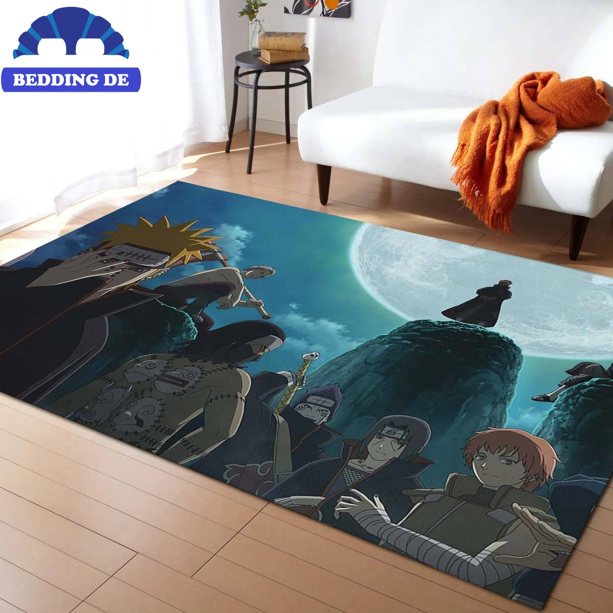 Teppich Naruto Alle Charaktere Beddingde04, Stilvoll und Pflegeleicht