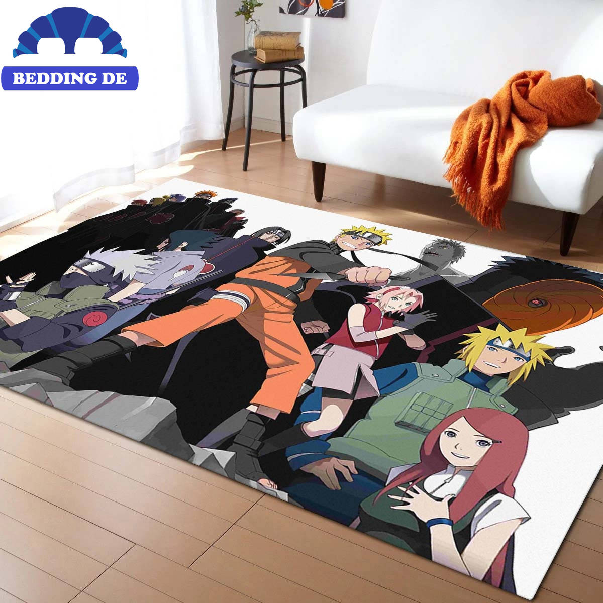 Teppich Naruto Alle Charaktere Beddingde06, Das ultimative Geschenk für Anime Fans
