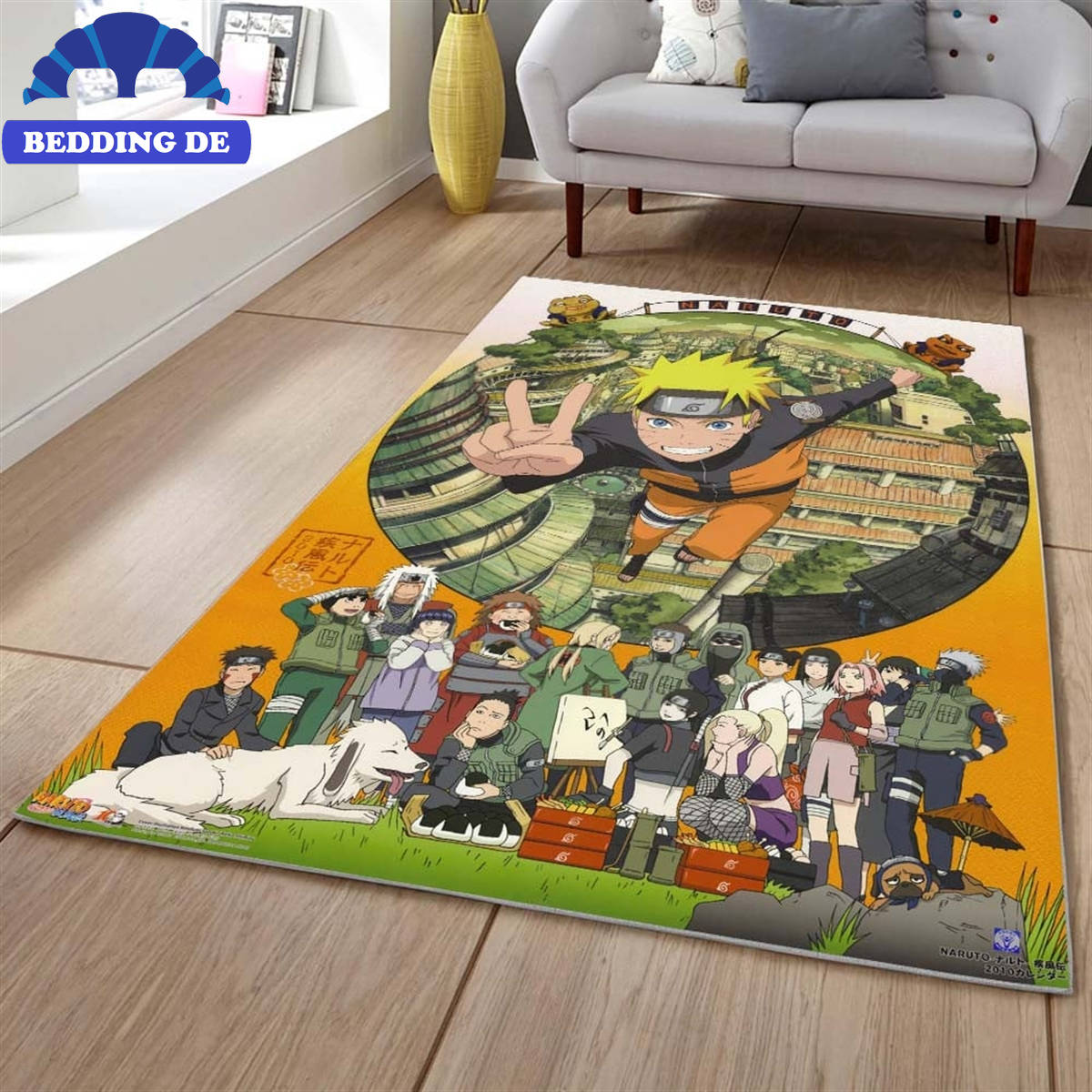Teppich Naruto Alle Charaktere Beddingde10, Dein Anime Schlafzimmer Upgrade