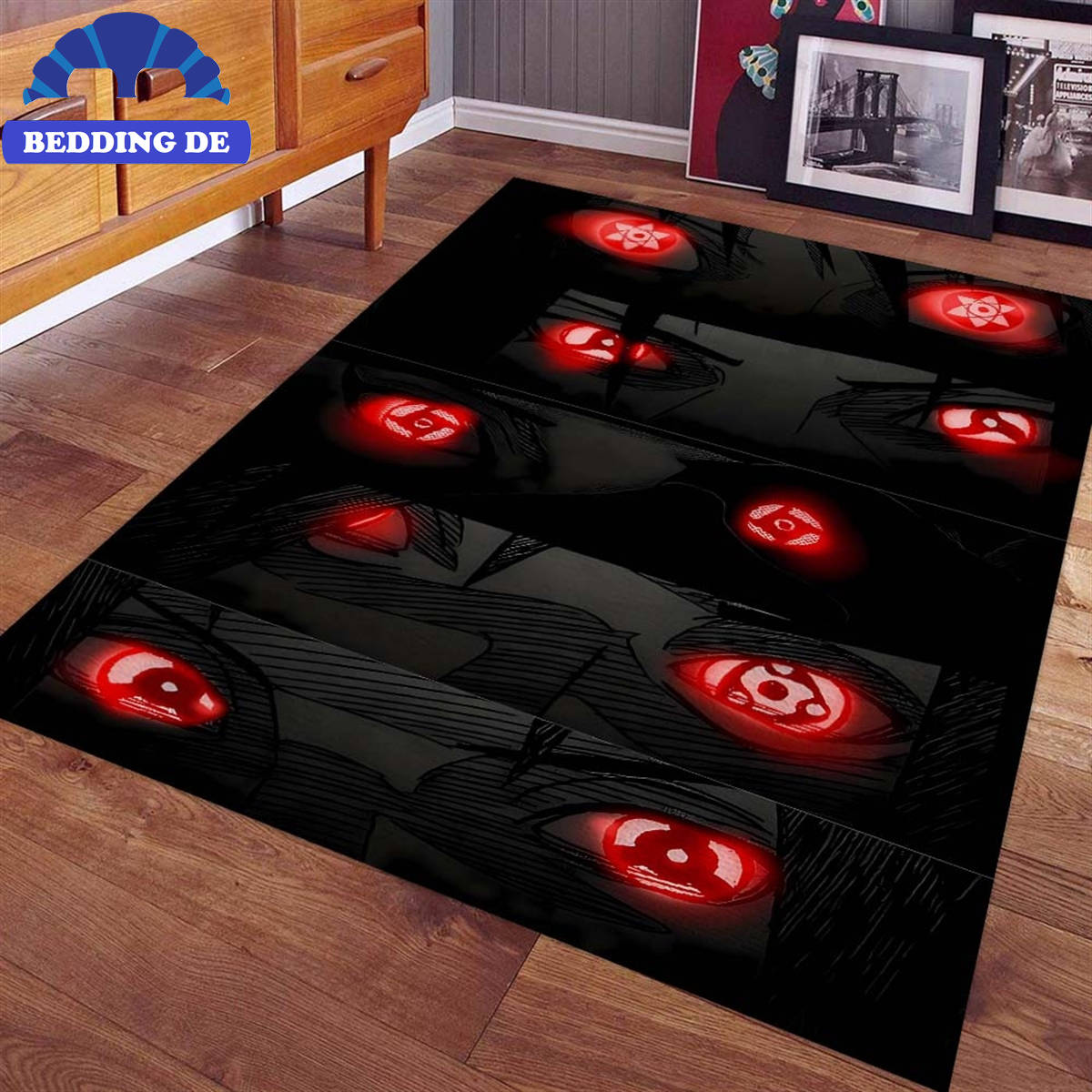 Teppich Naruto Sharingan, Anime Deko für dein Zuhause