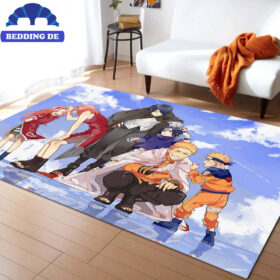 Teppich Naruto Und Seine Freunde Beddingde02, Einzigartiges Anime Design