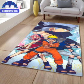 Teppich Naruto Und Seine Freunde Beddingde03, Sharingan Augen Edition