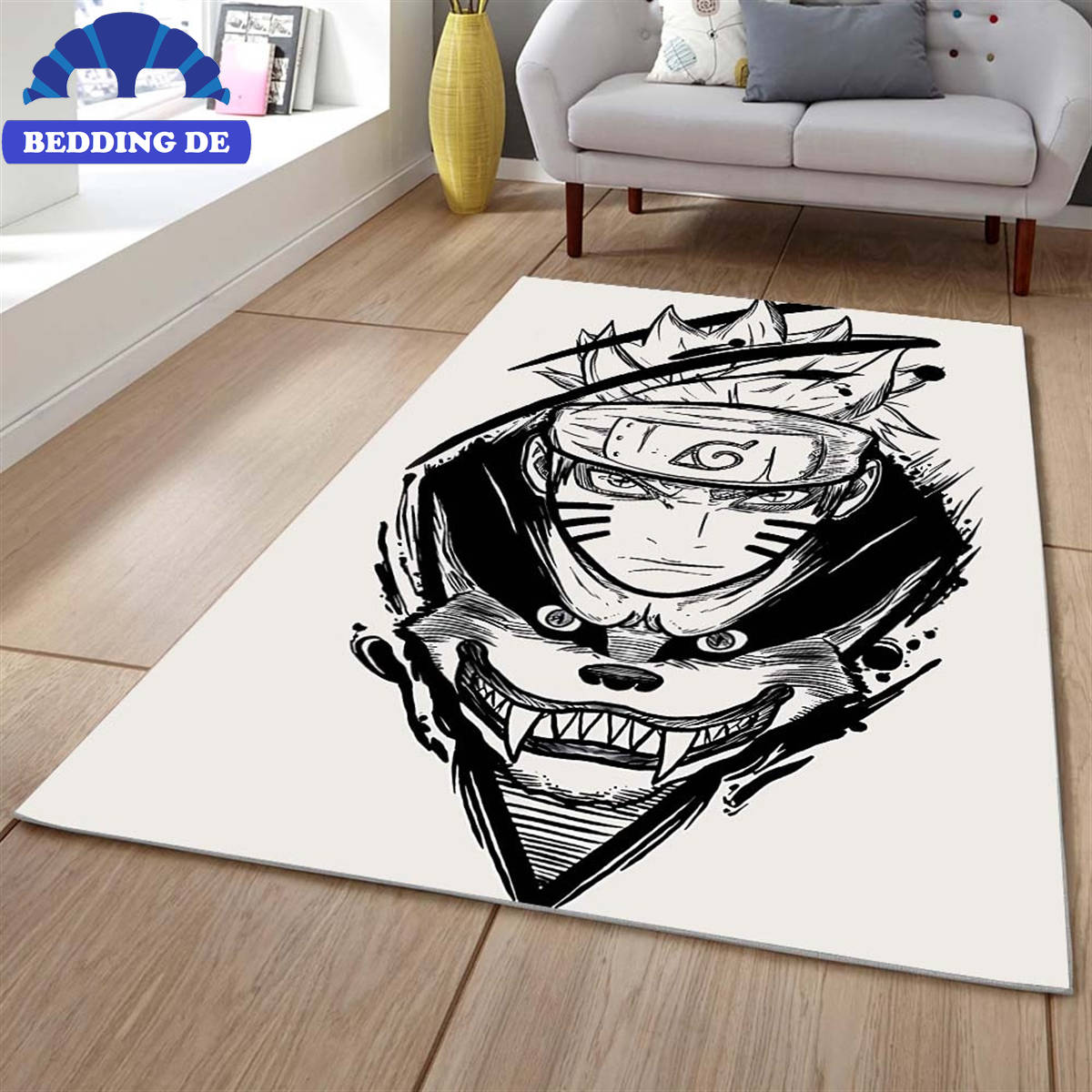 Teppich Naruto Uzumaki Charakter Beddingde02, Sharingan Augen Edition