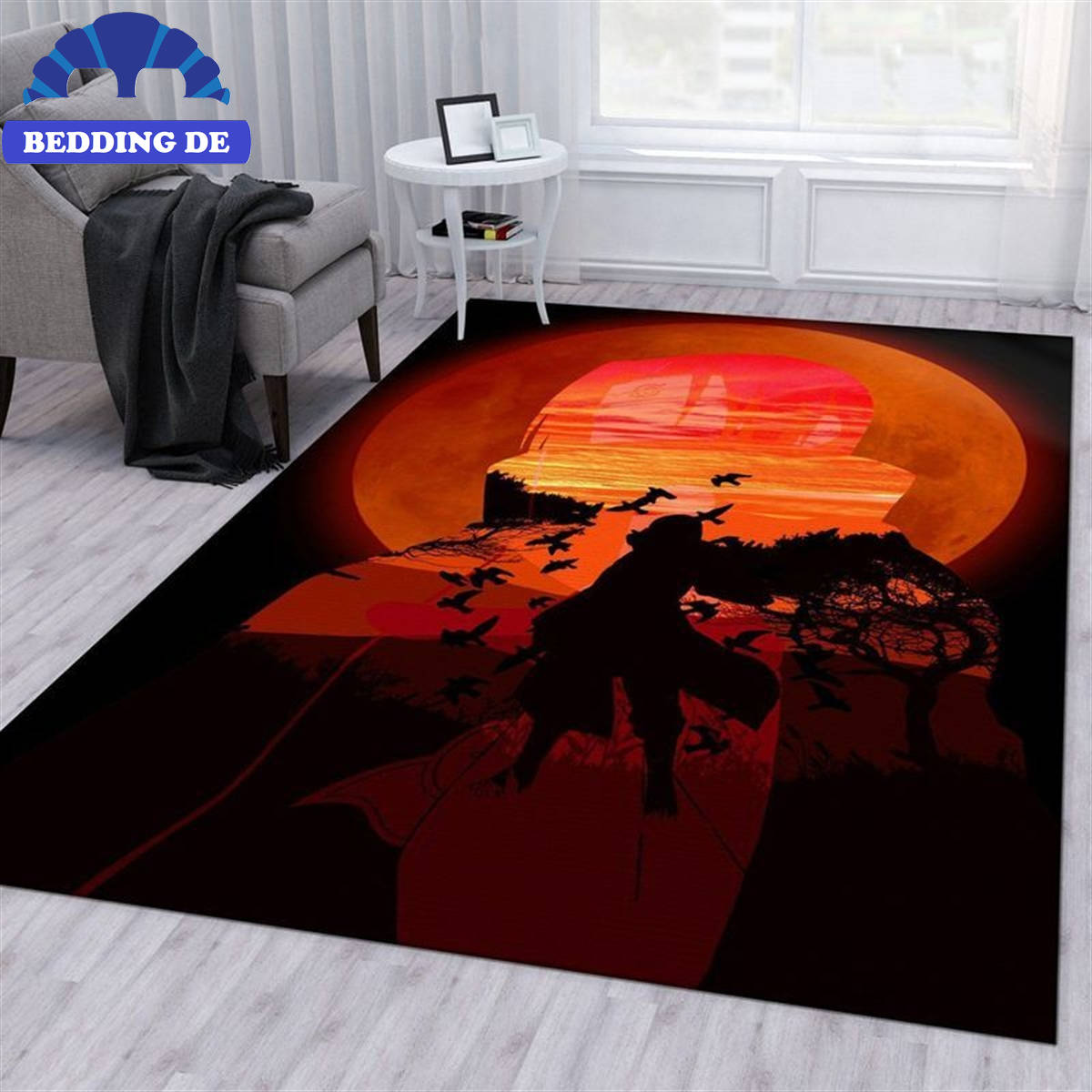 Uchiha Itachi Naruto Anime 7 - Teppich Wohnzimmer Küchenteppich Teppichboden, Für echte Konoha Fans