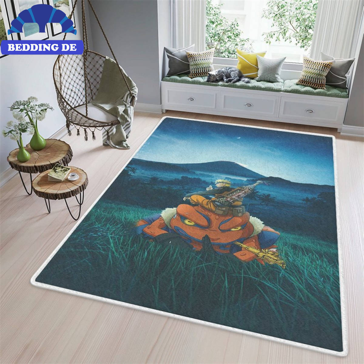 Uzumaki Naruto Christmas Gifts - Teppich Wohnzimmer Küchenteppich Teppichboden, Einzigartiges Anime Design
