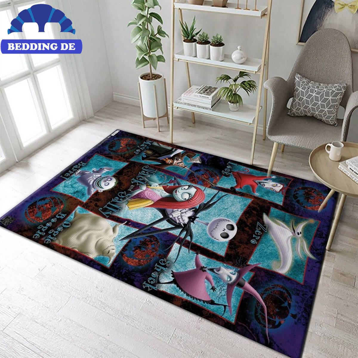 The Nightmare Before Christmas Characters Teppich